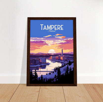 Tampere poster by bon voyage design