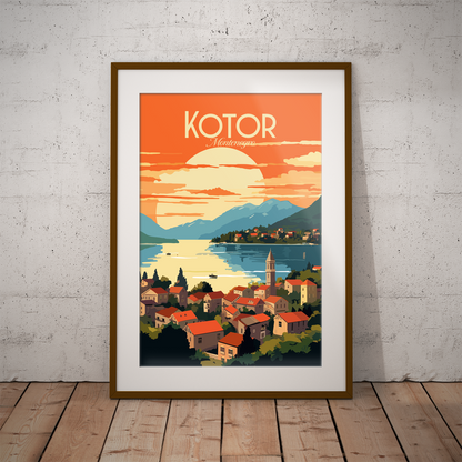 Kotor poster by bon voyage design