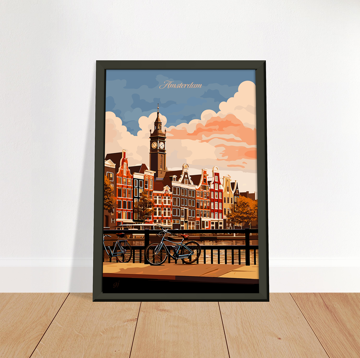 Amsterdam poster by bon voyage design