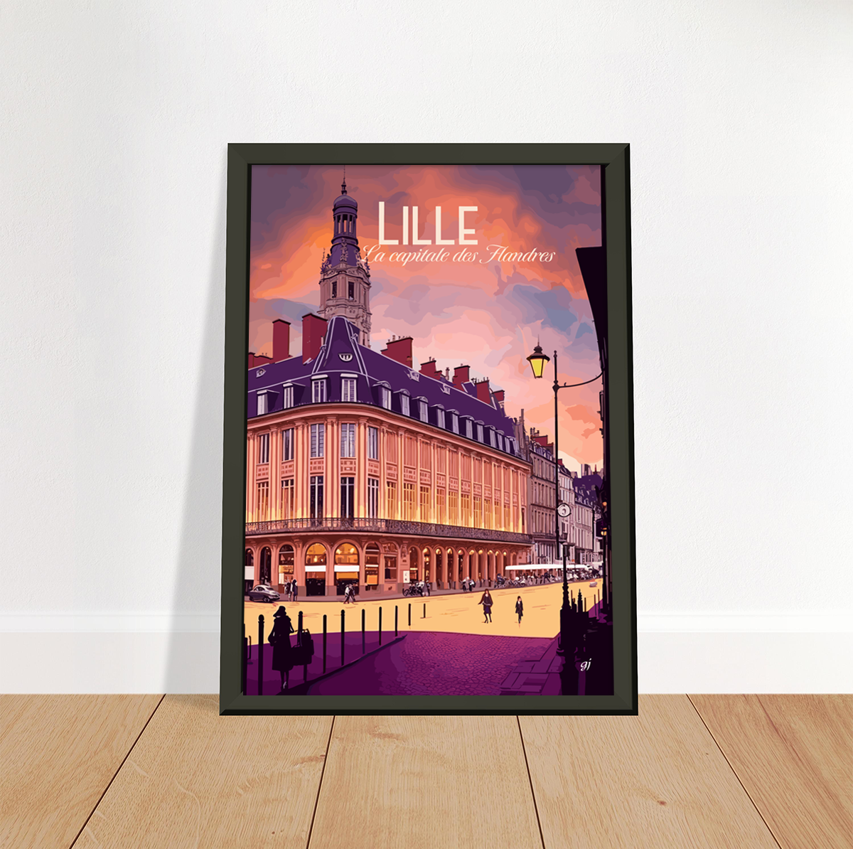 Lille poster by bon voyage design