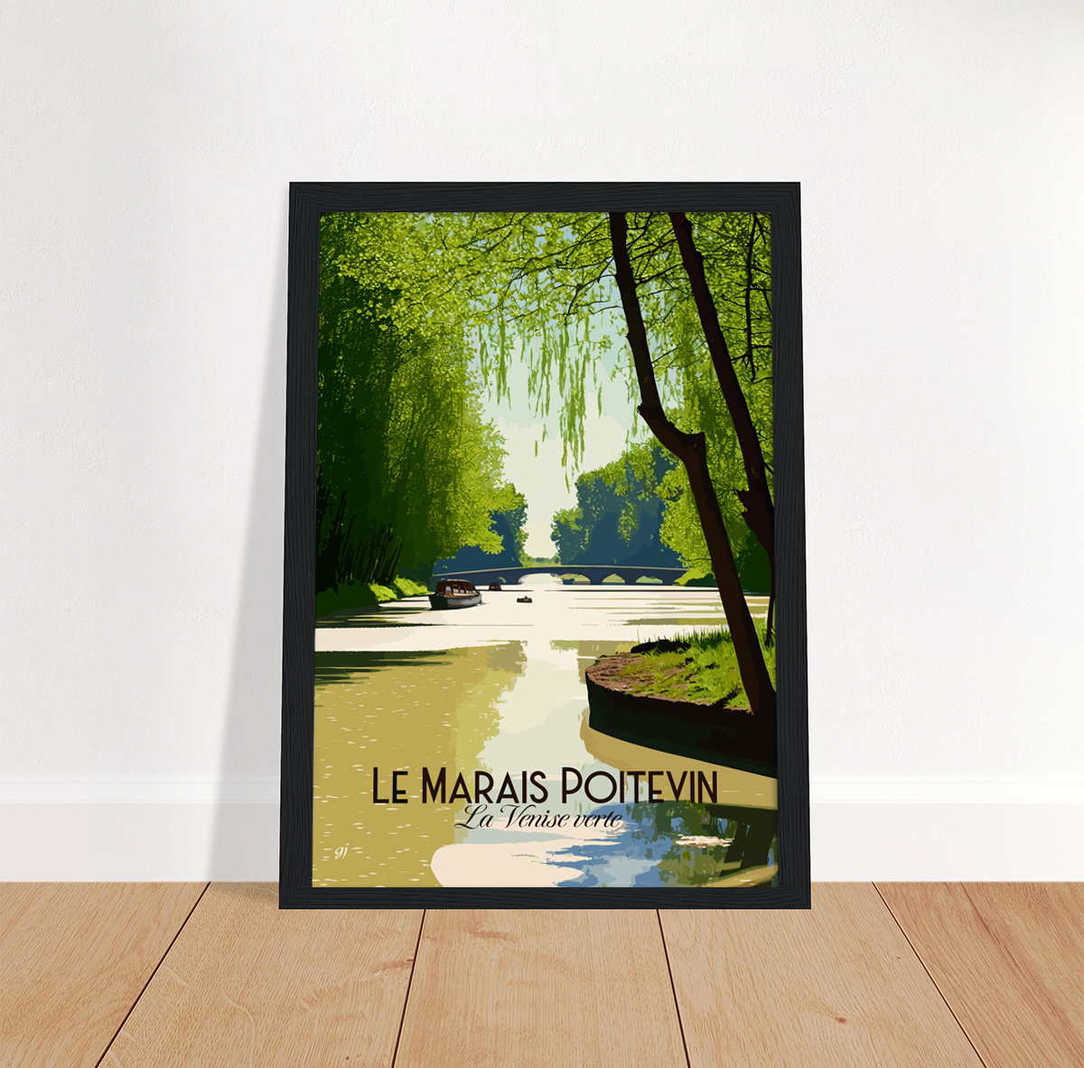 Marais Poitevin poster by bon voyage design