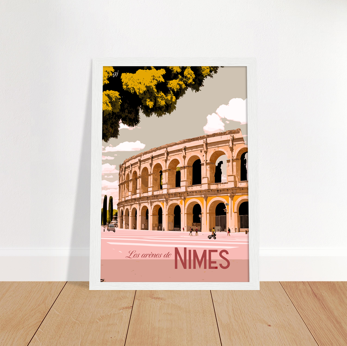 Nimes poster by bon voyage design