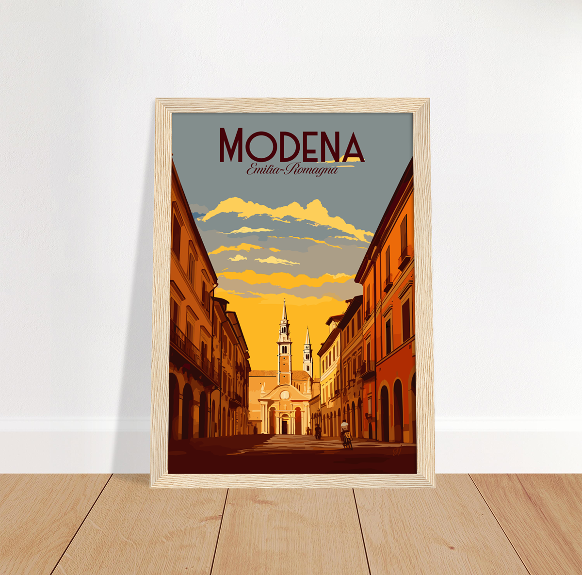 Modena poster by bon voyage design