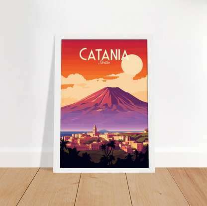 Catania poster by bon voyage design