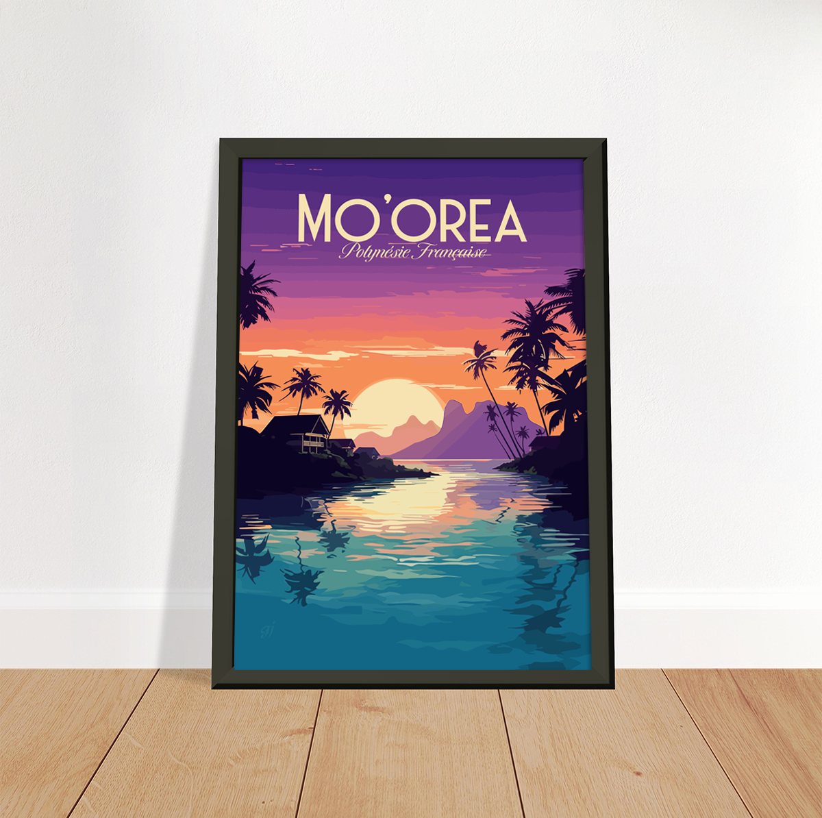 Mo’orea poster by bon voyage design