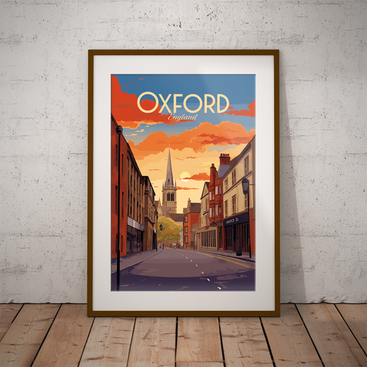 Oxford poster by bon voyage design