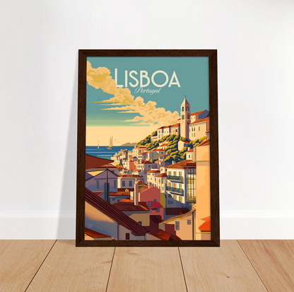 Lisboa poster by bon voyage design