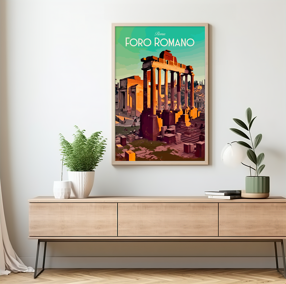Roma - Foro Romano poster by bon voyage design
