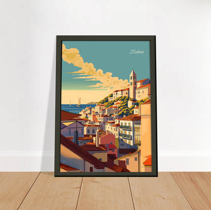 Lisboa poster by bon voyage design
