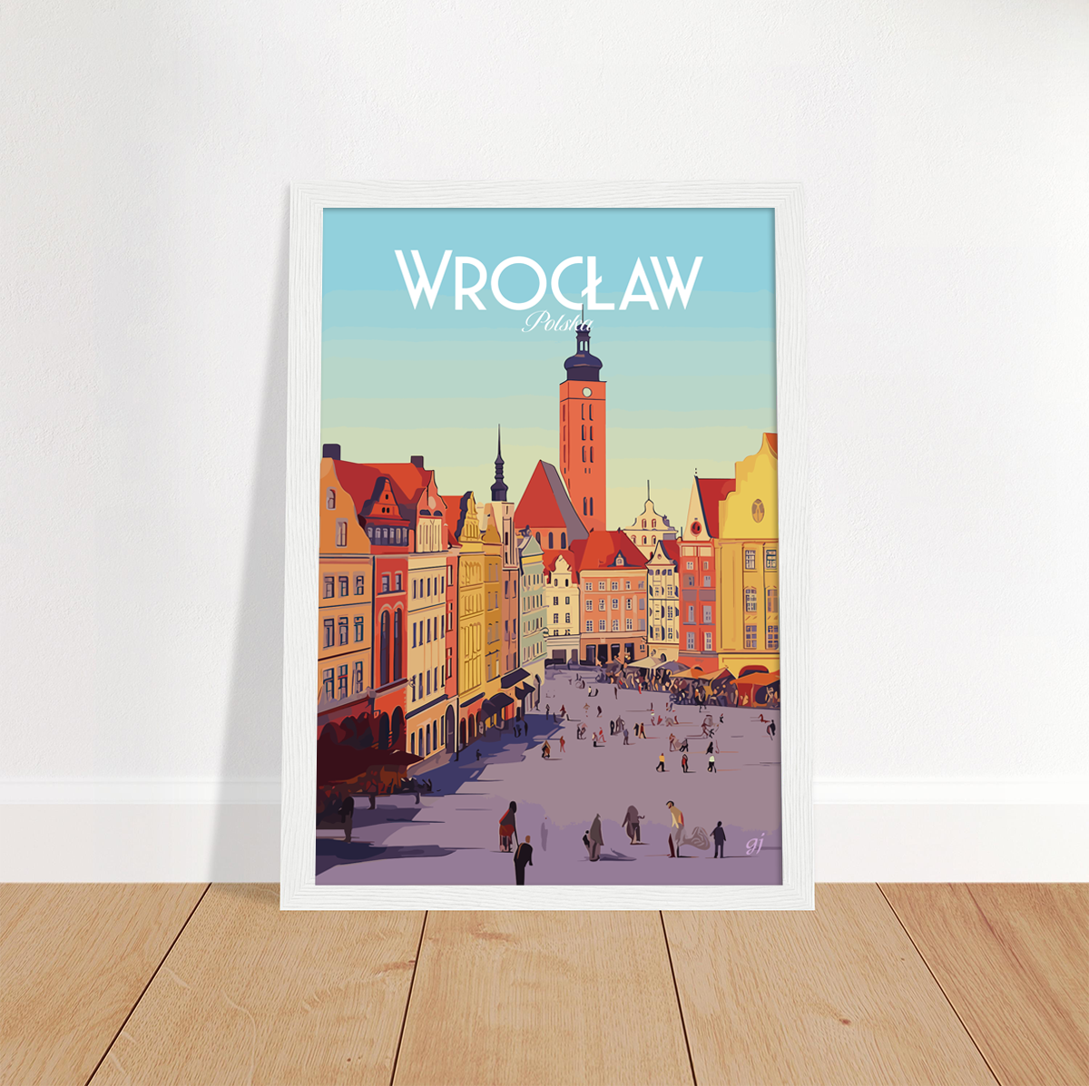 Wroclaw poster by bon voyage design