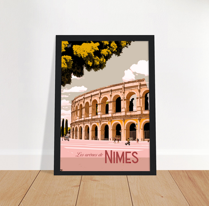 Nimes poster by bon voyage design