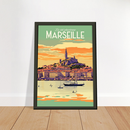 Marseille poster by bon voyage design