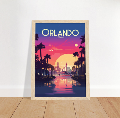 Orlando poster by bon voyage design