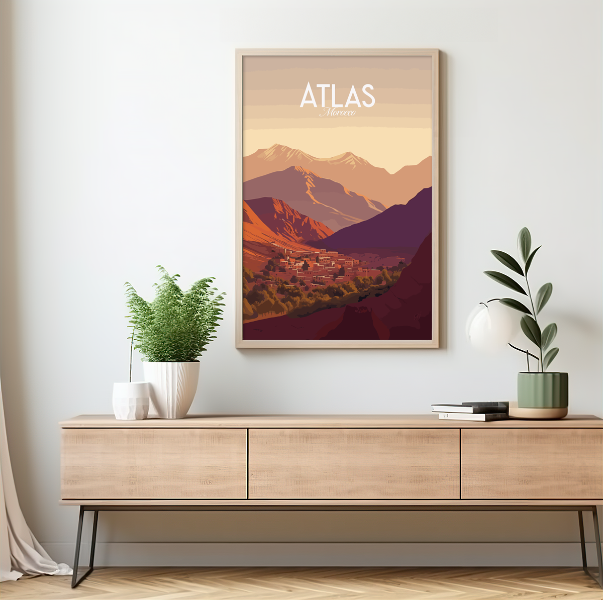 Atlas poster by bon voyage design