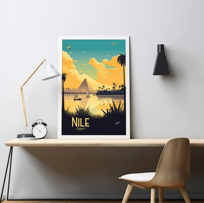 Nile poster by bon voyage design