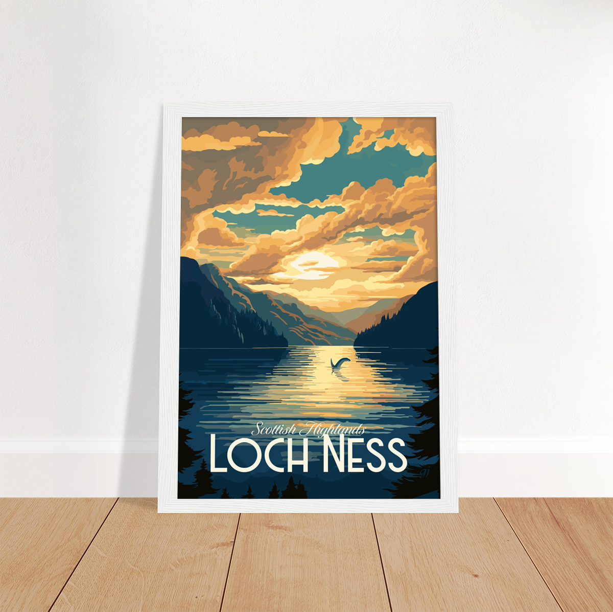Loch Ness poster by bon voyage design