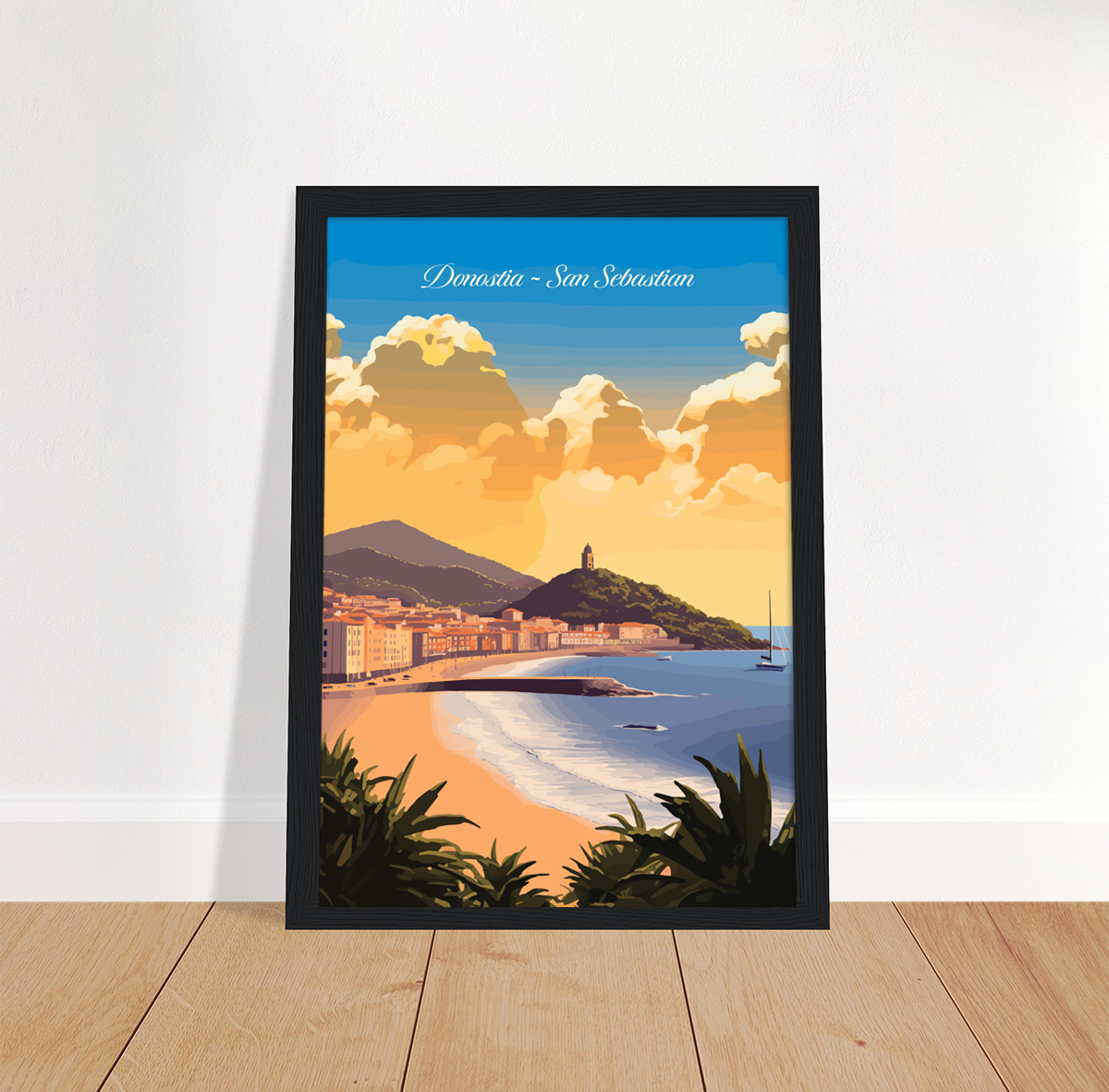 Donostia poster by bon voyage design