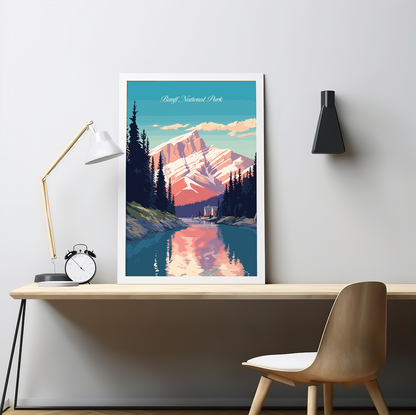 Banff poster by bon voyage design
