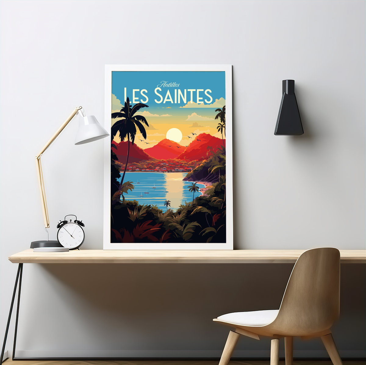 Guadeloupe - Les Saintes poster by bon voyage design