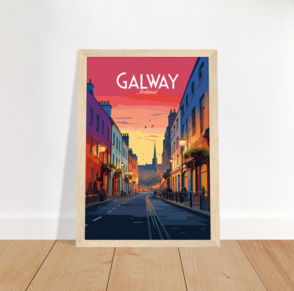 Galway poster by bon voyage design