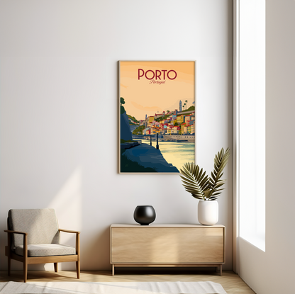 Porto poster by bon voyage design