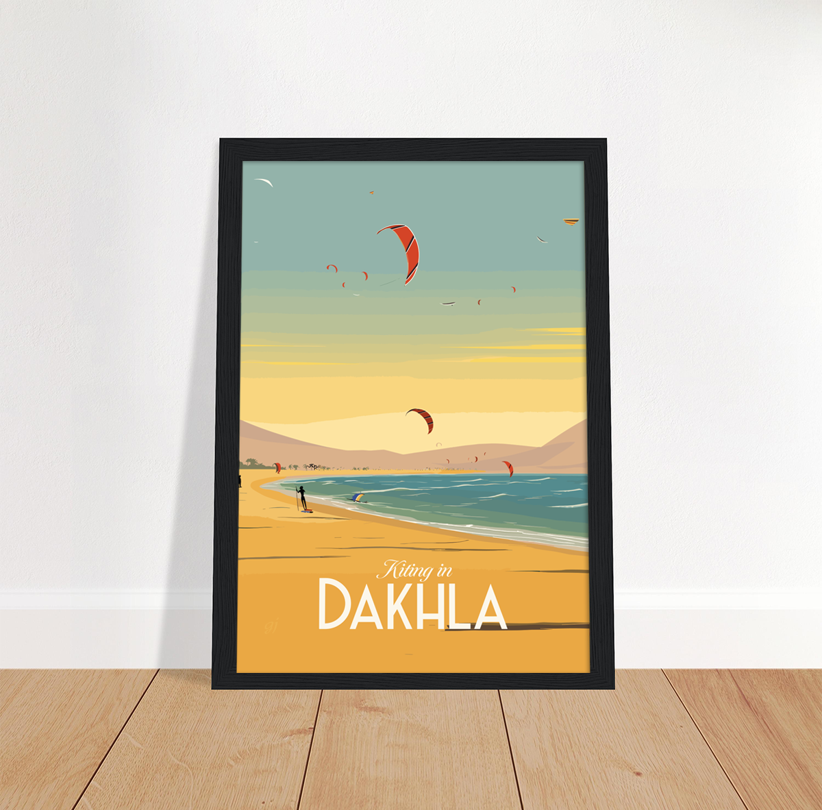 Dakhla poster by bon voyage design