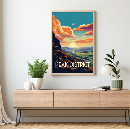Peak District poster by bon voyage design