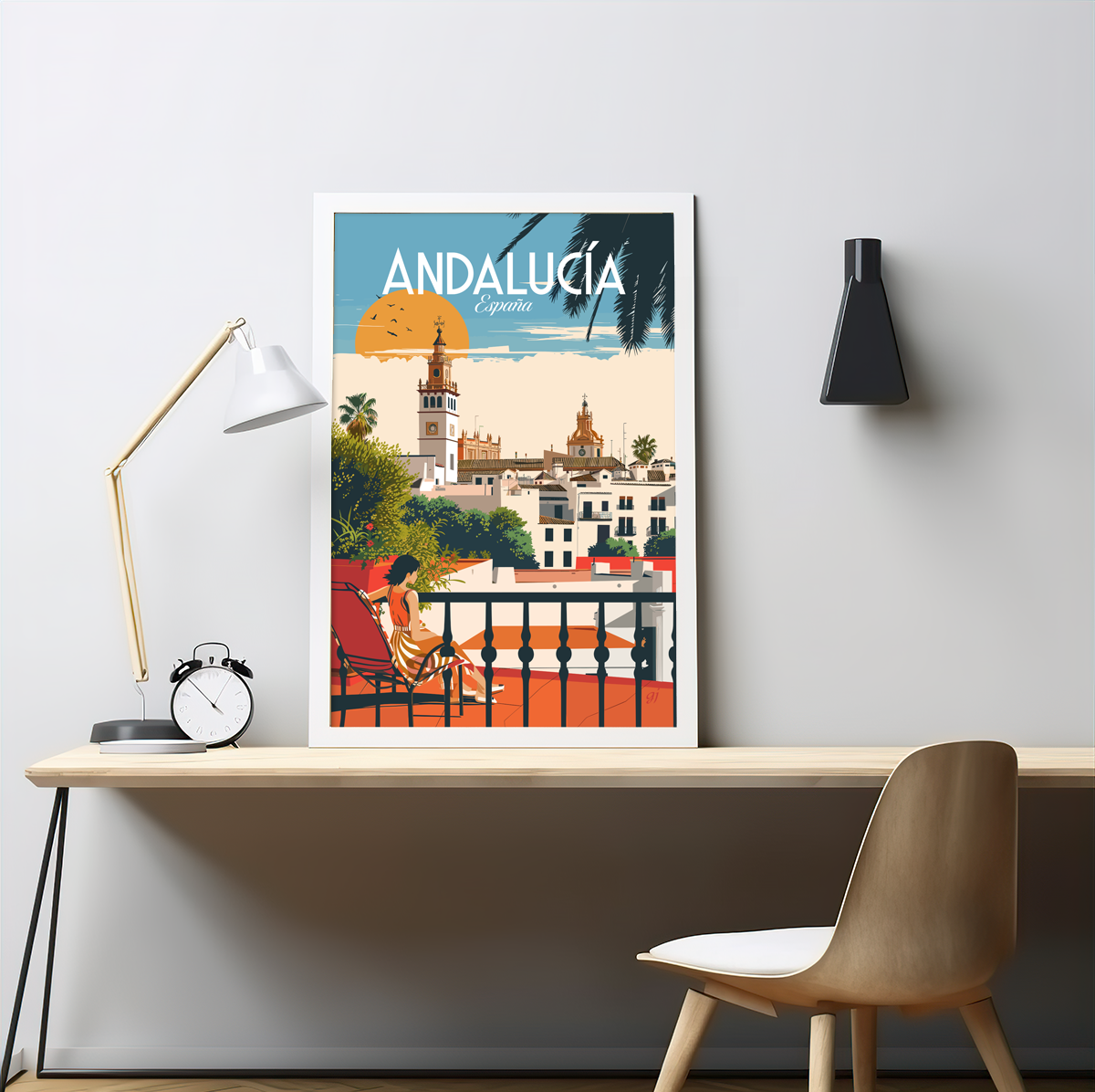Andalucia poster by bon voyage design
