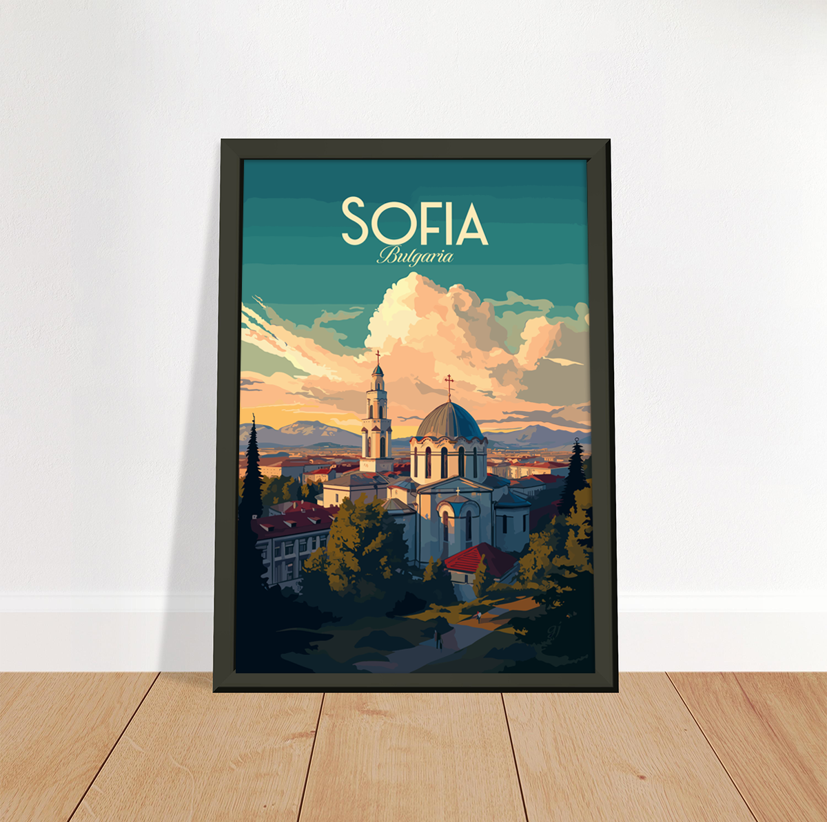 Sofia poster by bon voyage design