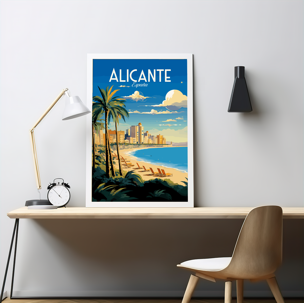 Alicante poster by bon voyage design