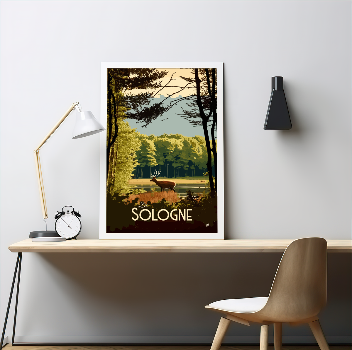 Sologne poster by bon voyage design
