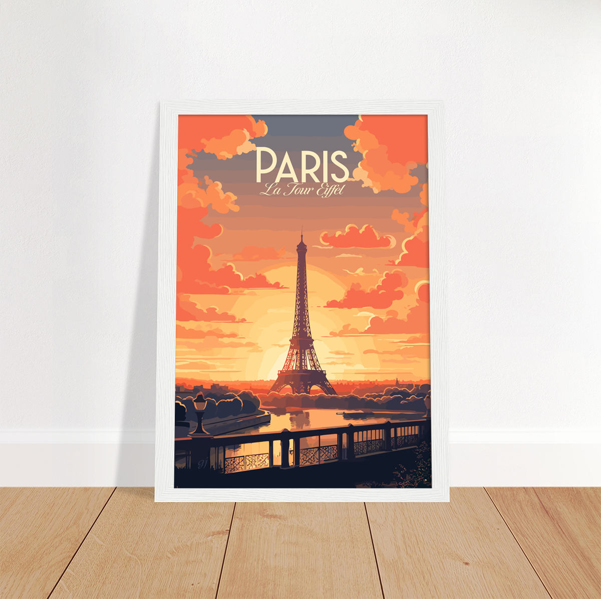 Paris - Tour Eiffel poster by bon voyage design