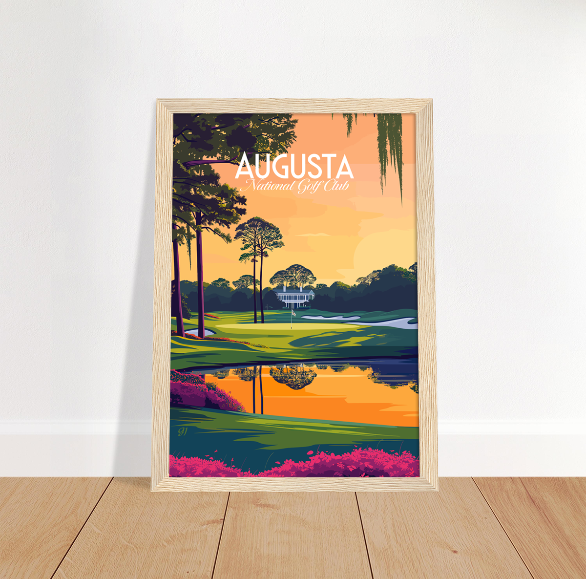 Augusta poster by bon voyage design