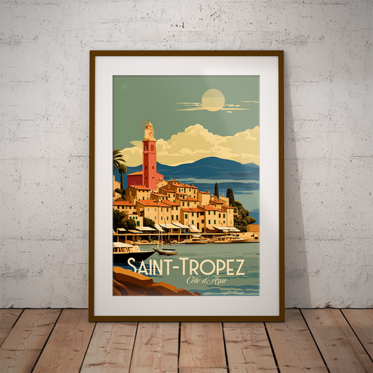 Saint-Tropez | Travel Poster