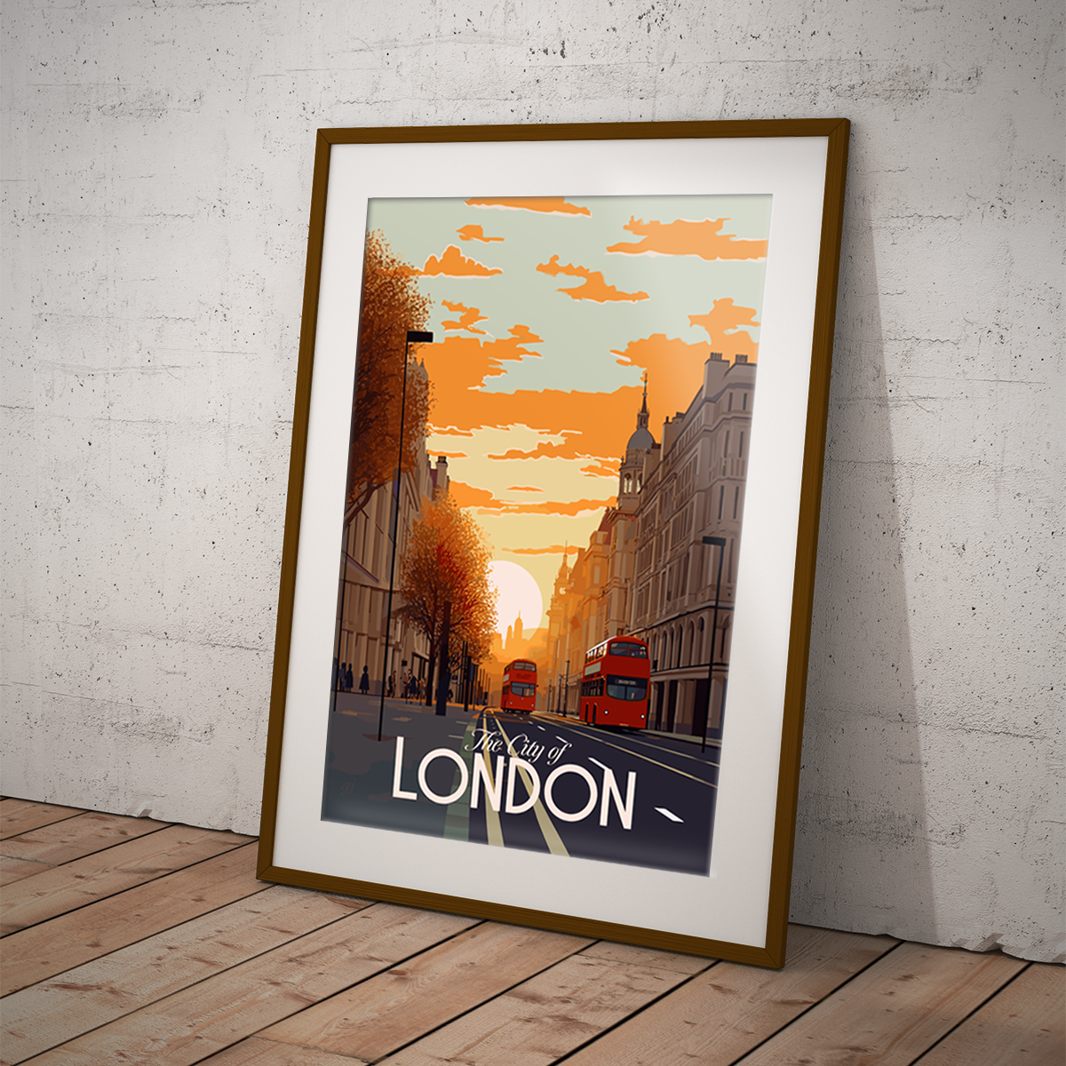 London poster by bon voyage design
