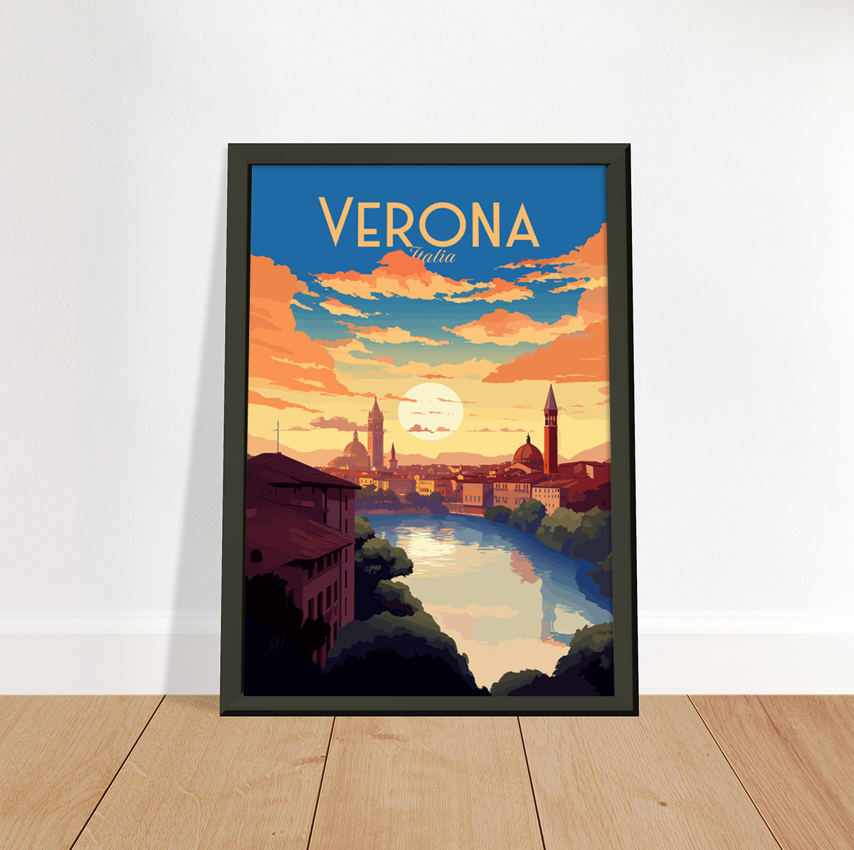 Verona poster by bon voyage design