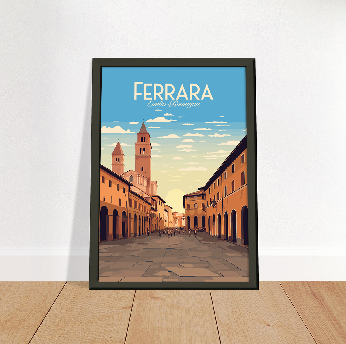 Ferrara poster by bon voyage design