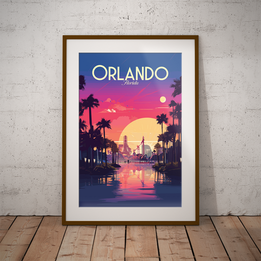 Orlando poster by bon voyage design