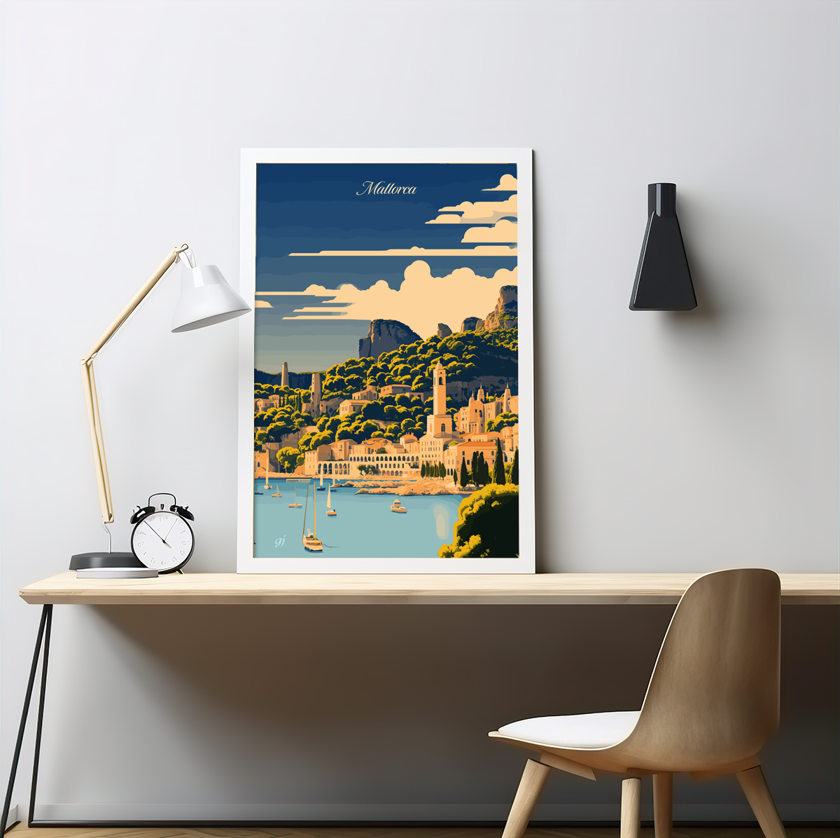 Mallorca poster by bon voyage design