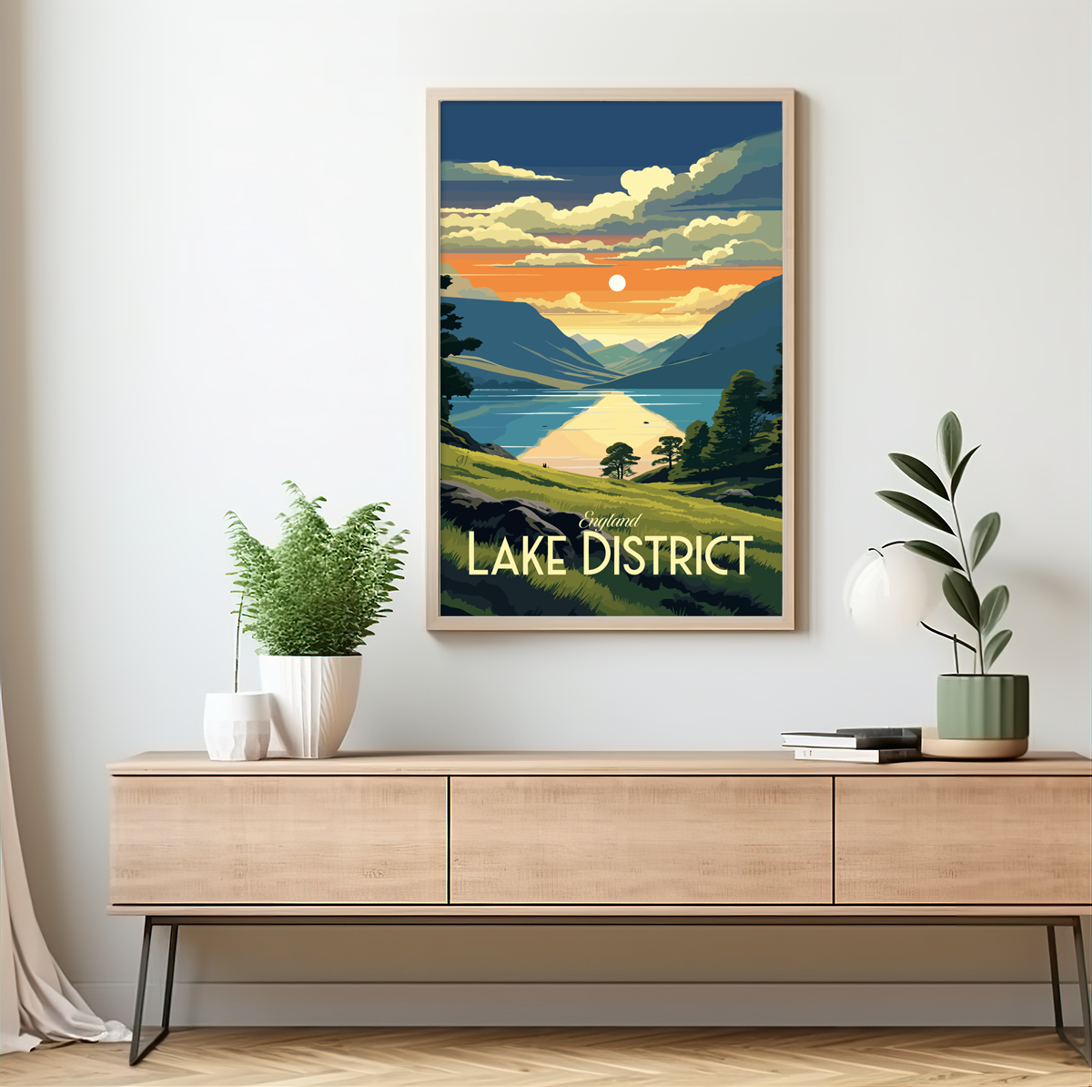 Lake District poster by bon voyage design