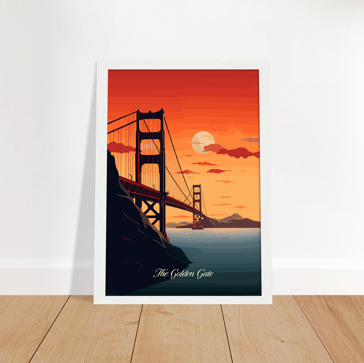 San Francisco - Golden Gate poster by bon voyage design