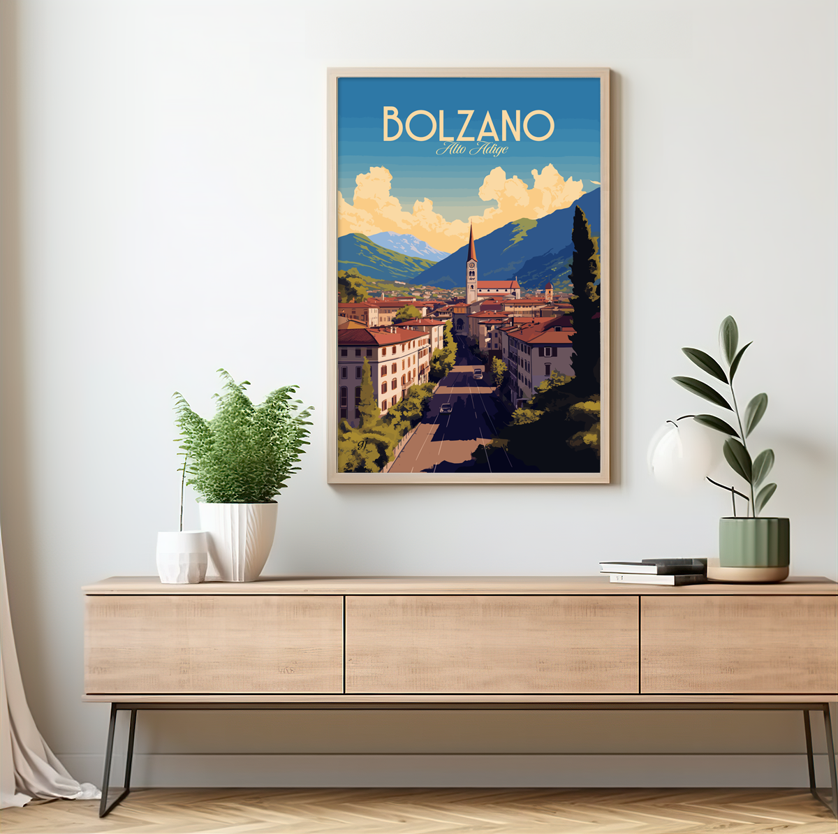Bolzano poster by bon voyage design