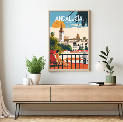 Andalucia poster by bon voyage design