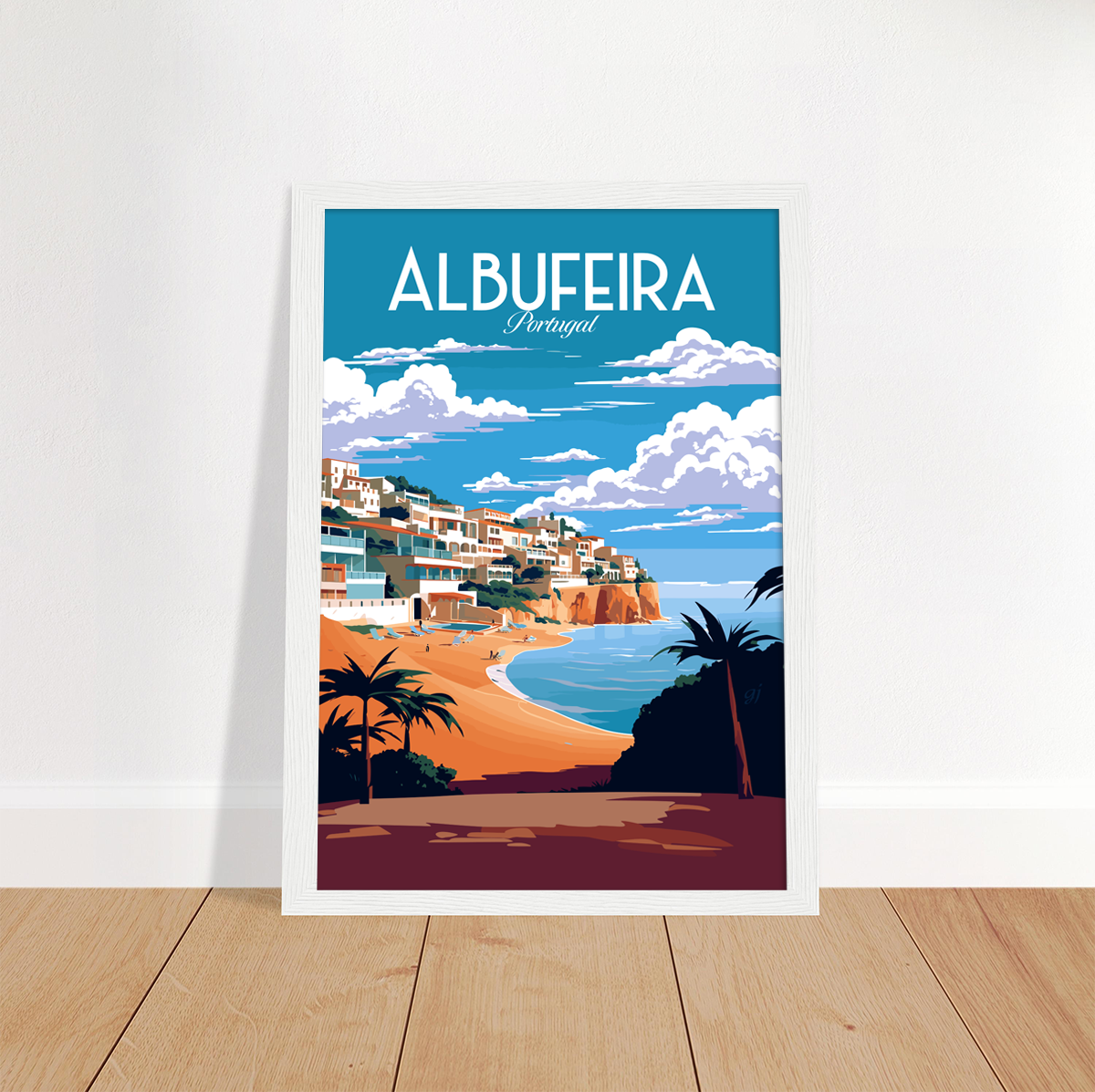 Albufeira poster by bon voyage design