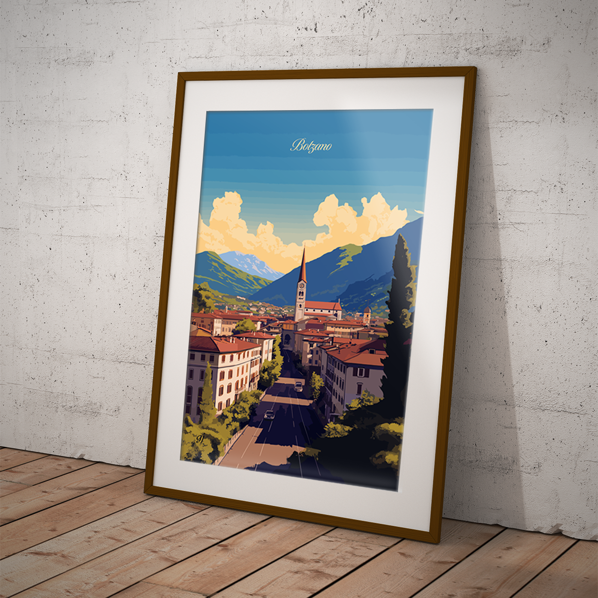 Bolzano poster by bon voyage design