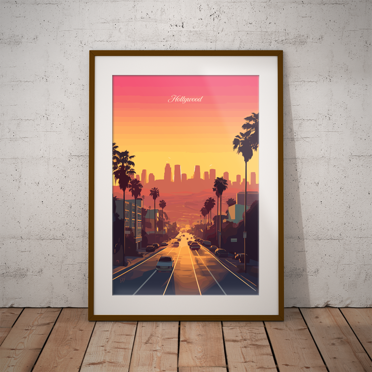 Hollywood poster by bon voyage design